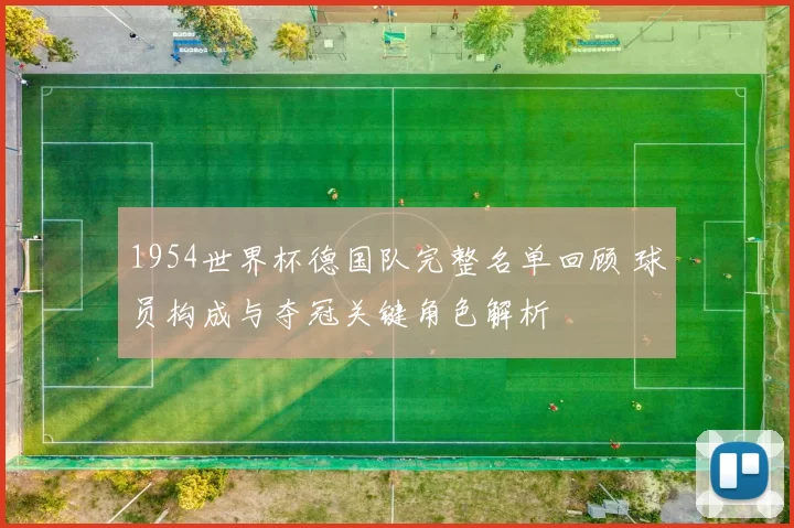 1954世界杯德国队完整名单回顾 球员构成与夺冠关键角色解析