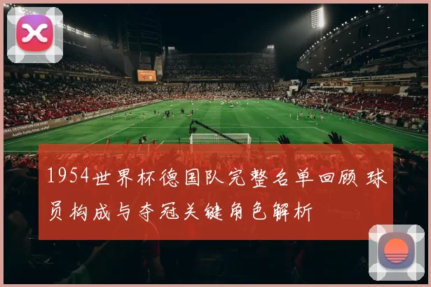 1954世界杯德国队完整名单回顾 球员构成与夺冠关键角色解析