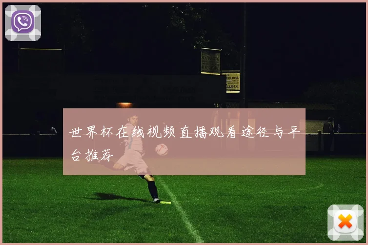 世界杯在线视频直播观看途径与平台推荐